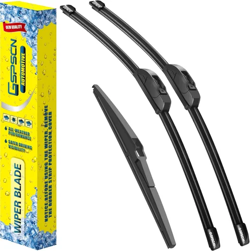 Vista 14 de GSPSCN 2 limpiaparabrisas de repuesto para Cooper R55, R56, R57, 2013, 2014, 2015, 19 + 18 pulgadas (juego de 2)