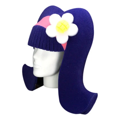 Vista 2 de Foam Party Hats Peluca de espuma con diadema - Accesorios para cabina de fotos - Peluca Drag Queen - Pelucas de cosplay - Sombrero de regalo