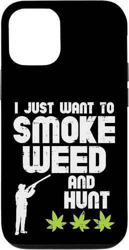 Vista 26 de iPhone 16 Smoke Weed Hunt Funny Hunting Cannabis 420 Hunter Hombres Mujeres Caso