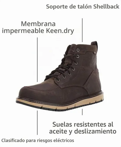 Vista 2 de KEEN Utility Men's San Jose 6" Soft Toe Waterproof Wedge Work Boots