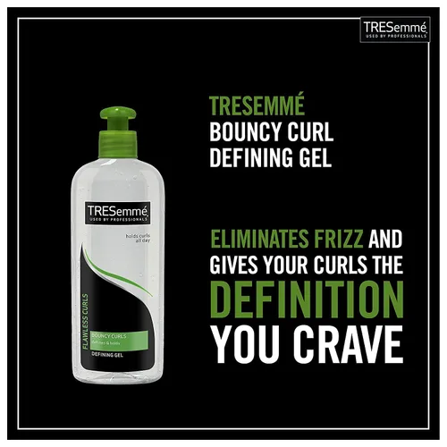 Vista 2 de Tresemme Flawless Curls Bouncy Curls - Gel definidor de rizos, 8 onzas