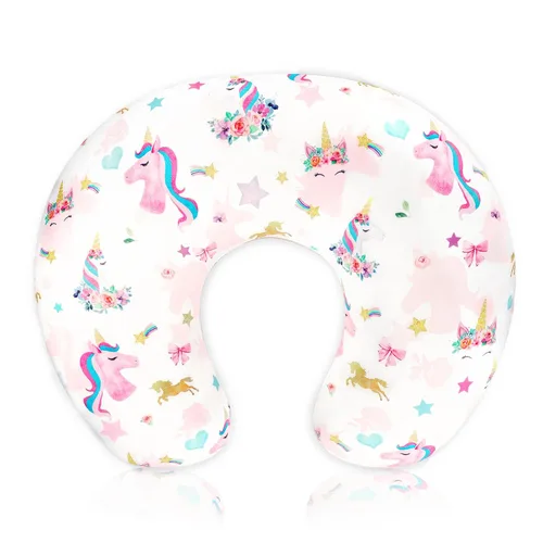 Vista 9 de Pea Pod Funda de almohada de lactancia, funda de almohada para mamás, suave, transpirable, tela de punto orgánico, fundas de almohada para recién