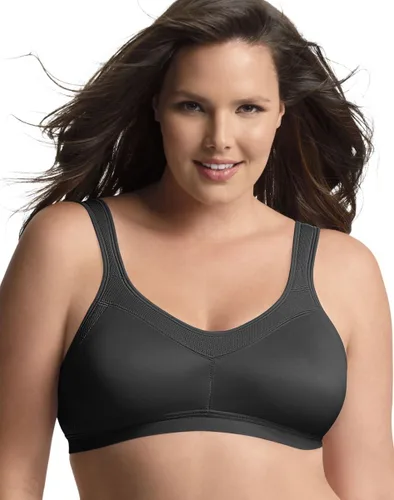 Vista 2 de Playtex 18 horas mujeres estilo de vida activo sin varilla sujetador negro, Negro