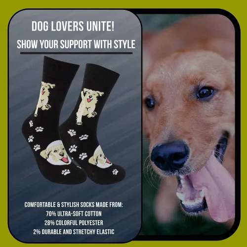 Vista 3 de FUNATIC Dog and Cat Novelty Socks - Perfect Pet Lover Gift - All Breeds