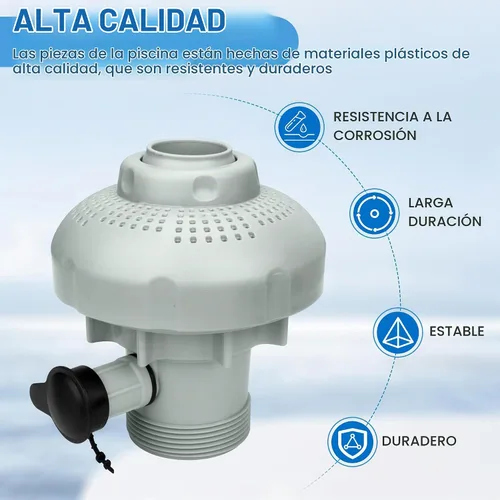 Vista 7 de Boquilla de aire de entrada grande 12355 compatible con bombas de piscina 1 Paquete