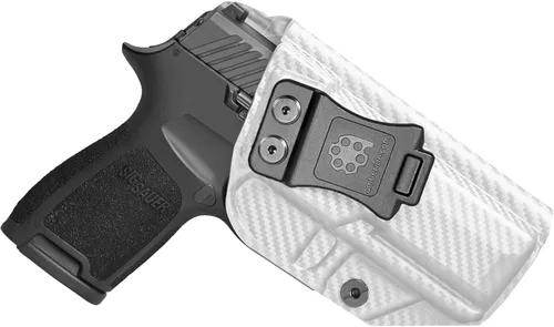 Vista 14 de Amberide IWB Kydex Holster for SIG Sauer P320 Carry/Compact / M18, Concealed Carry, No Optic/No Laser, Adjustable Cant, Secure Retention, Made in