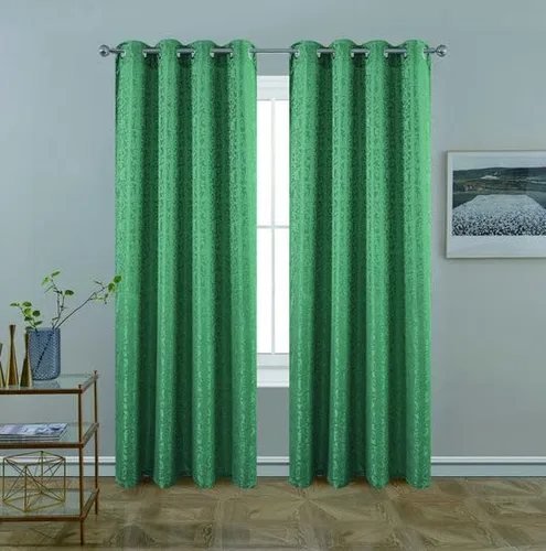 Vista 5 de BT261 Kaitlyn - Cortina jacquard (84 pulgadas), color naranja
