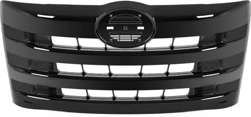 Vista 2 de HECASA Parrilla de parachoques delantero compatible con 2011-2018 Hino 238 258 268 338 Parrilla principal horizontal billet pintado negro