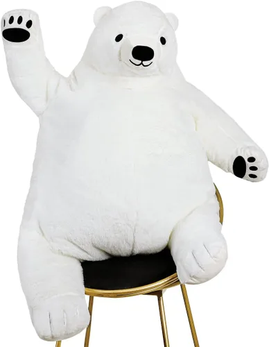 Vista 8 de SNOWOLF Djungelskog Oso Gigante de Simulación Juguete de Oso de Peluche Animal de Peluche Muñeca de Felpa Enorme Tierno Oso Negro de Vida Silvestre