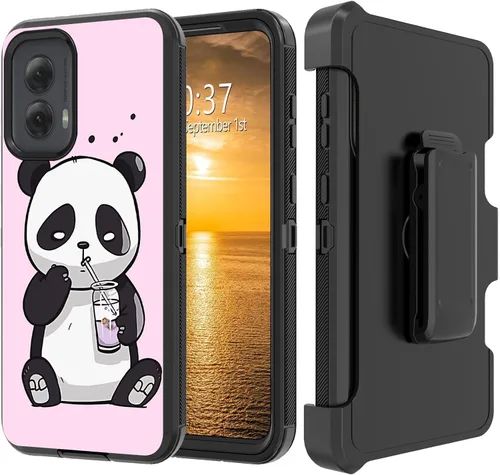 Vista 68 de Funda para Moto G Stylus 5G 2023 con funda de clip para cinturón y soporte, resistente de doble capa, resistente a prueba de golpes, para Motorola