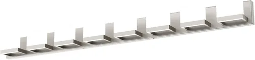 Vista 17 de Tipace - 2 Lámparas regulables de tocador, modernas, de color negro, con luz led arriba y abajo, acrílico blanco esmerilado, para colocarlas