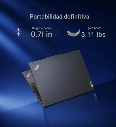 Vista 3 de Lenovo ThinkPad E14 Gen 6 Business Laptop (14" FHD+ antirreflejo, AMD Ryzen 5 7535U (> Intel i7-1355U), 16GB DDR5 RAM, 512GB SSD) Huella digital