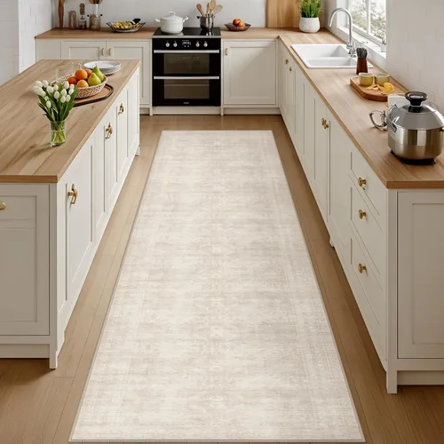 Vista 59 de Alfombras de área 8x10 Sala de estar: Dormitorio Alfombra Lavable Beige