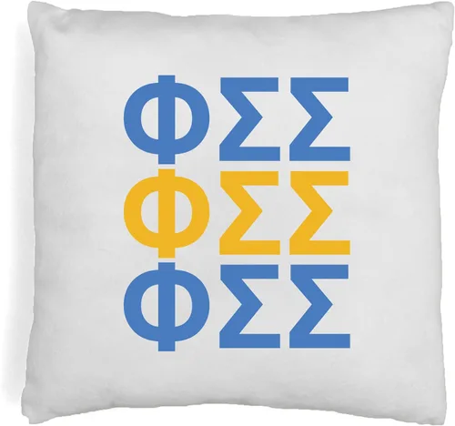 Vista 15 de sockprints Alpha Chi Omega - Funda de almohada con letras griegas de 18 x 18 pulgadas, fundas de almohada para hermandad de hermandad, almohada