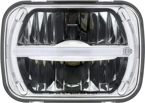 Vista 2 de 5" x 7" Luz LED rectangular con luz LED Bar