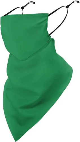 Vista 8 de Bufanda de protección solar UV, bufanda triangular reutilizable con lazo para las orejas