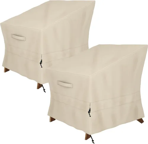 Vista 16 de WJ-X3 Funda Apilable para Silla de Patio, Resistente, Resistente al Viento e Impermeable, Fundas para Sillas de Patio al Aire Libre, 28A x 36P x