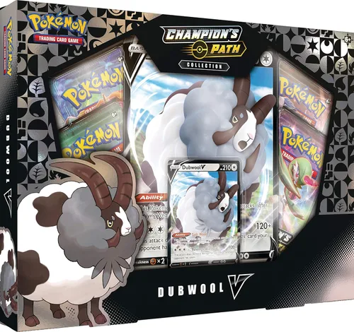 Vista 2 de Pokémon TCG: Colección Champion's Path - Dubwool V, multicolor (820650807732)