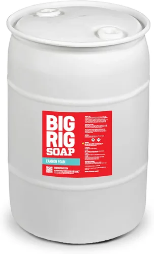 Vista 7 de Caño de Espuma (1 gal) Detergente para Lavado de Camiones, Remolques, Caravanas, Autobuses, Equipo Pesado CANNON FOAM CONCENTRATE: Premium