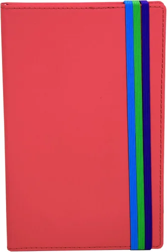 Vista 24 de Samsill, diario de escritura, cubierta de tapa dura, tamaño clásico, 5,25 pulgadas x 8,25 pulgadas, 120 hojas revestidas (240 páginas), negro