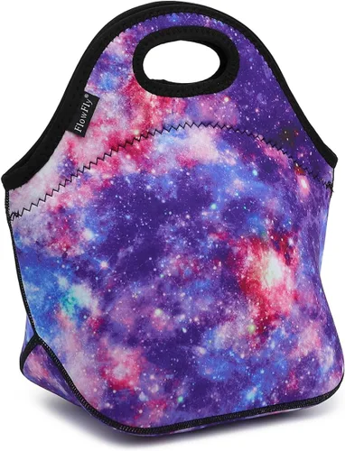 Vista 7 de FlowFly Lonchera de neopreno para niños, bolsa suave con aislamiento, mini hielera térmica para niños, niñas, hombres, mujeres, escuela, trabajo