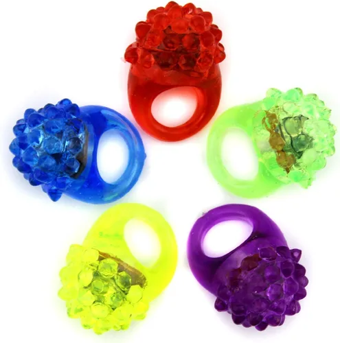 Vista 3 de C&H Solutions C&H® - Anillo de 24 quilates intermitente LED con baches parpadeantes y brillantes
