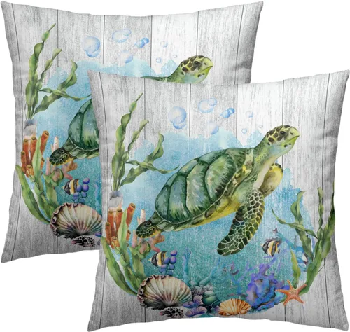 Vista 67 de Giwawa Juego de 2 fundas de almohada decorativas con diseño floral de girasol de 16 x 16 pulgadas, fundas de cojín decorativas para el hogar, sofá