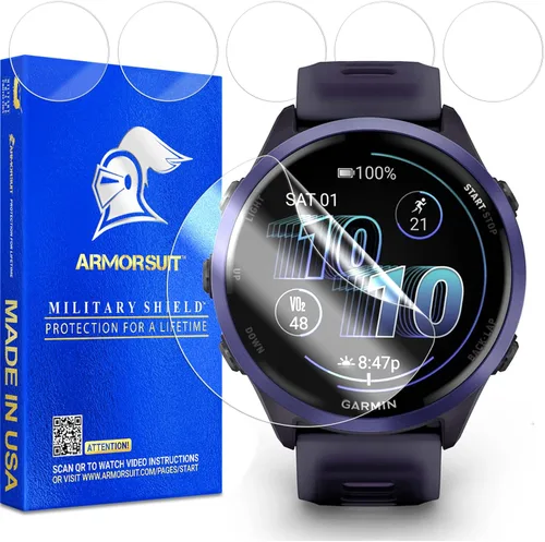 Vista 15 de ArmorSuit MilitaryShield - Protector de pantalla compatible con Fitbit Versa 2 (paquete de 6) de cobertura máxima, película transparente HD