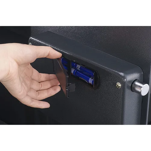 Vista 6 de Paragon Safes - Caja de seguridad digital personal – Contenedor de seguridad compacto de acero para el hogar, para dinero, documentos y joyas con 2