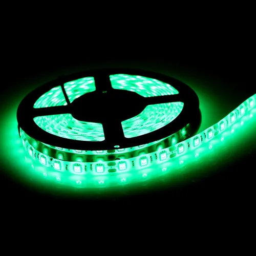Vista 2 de SUPERNIGHT tira de luz LED, 16.4ft/5M SMD 5050 60Leds/M azul impermeable LED flexible Flash 300 LEDs cuerda luces