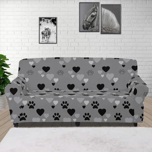 Vista 16 de Boatee Funda elástica para sofá con diseño de murciélago y luna de Halloween, funda de sofá suave, lavable, protector de muebles con parte inferior
