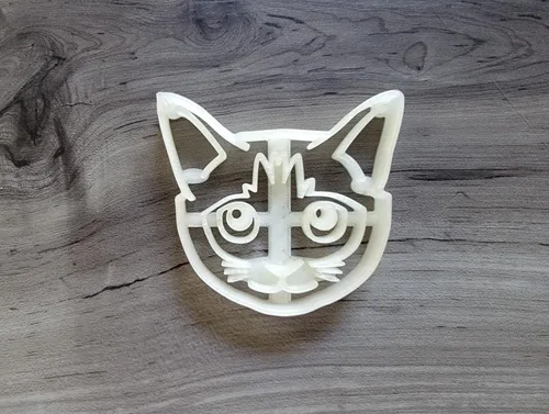 Vista 11 de Cortador de galletas de gato abisinio, 3 pulgadas, forma de cara