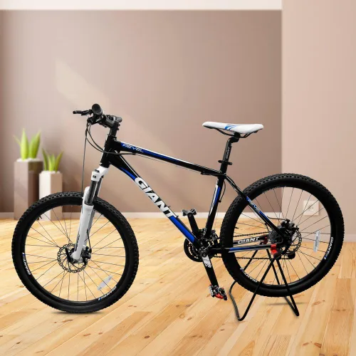 Vista 6 de Soporte para bicicleta Ibera, de altura regulable, plegable, mecánico, para guardar y reparar bicicletas