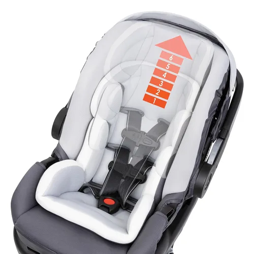 Vista 14 de Baby Trend Secure-Lift - Asiento infantil para automóvil, color gris tablero