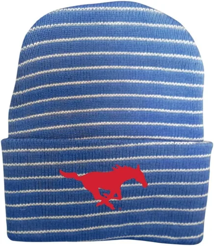 Vista 2 de Two Feet Ahead Striped Knit Baby Beanie Cap – Officially Licensed Infant Fan Hat