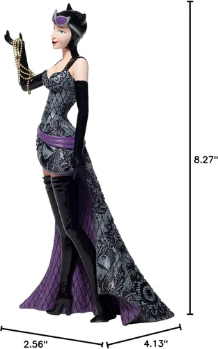 Vista 9 de Enesco DC Comics Couture de Force - Figura de Catwoman, 8.27 pulgadas, multicolor