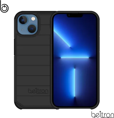 Vista 5 de BELTRON Funda con clip para cinturón para iPhone 14, iPhone 13, funda híbrida delgada de protección completa y funda de clip de cinturón giratoria