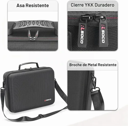 Vista 4 de Estuche de transporte para secador de pelo Shark FlexStyle HD430/HD435/HD433 (solo estuche)