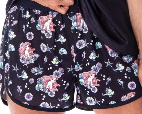 Vista 4 de Disney Little Mermaid Ariel Total Catch - Conjunto de pijama para mujer