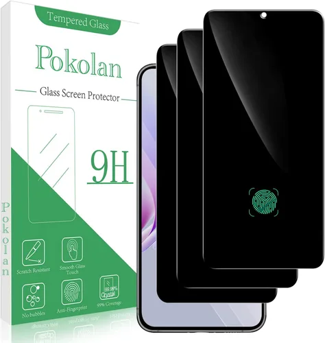Vista 17 de Pokolan Paquete de 3 protectores de pantalla para Samsung Galaxy S21 Plus Transparente