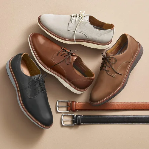 Vista 6 de Johnston & Murphy Upton - Zapato de punta lisa para hombre Forro de malla de cuero Plantilla acolchada de espuma viscoelástica