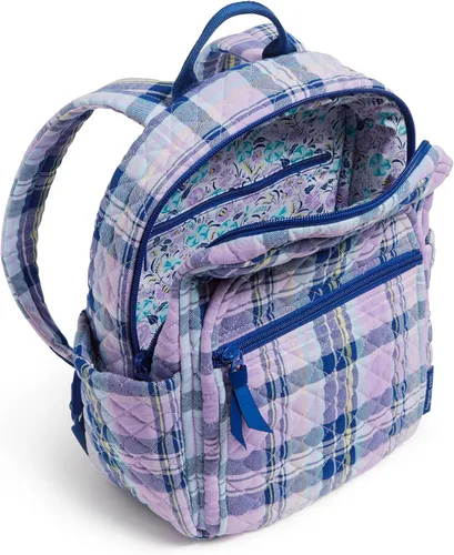 Vista 3 de Vera Bradley - Mochila pequeña de algodón para mujer, Tamaño único