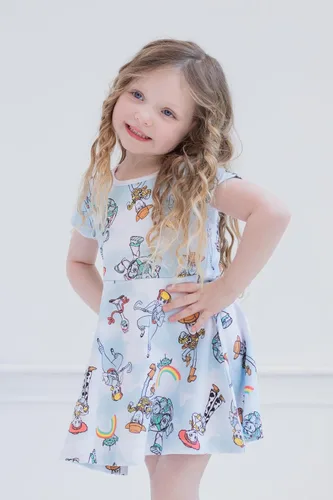 Vista 2 de Disney Vestido skater de felpa francesa para bebés y niños grandes (18 meses - 14-16)