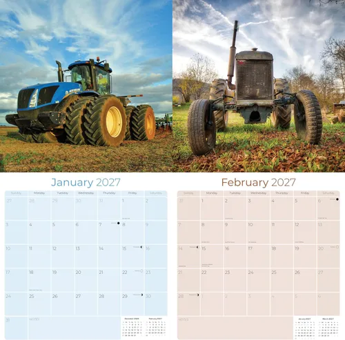 Vista 395 de Calendario de grises africanos 2025 2026 – Planificador mensual de pared de aves africanas – 12 x 18 pulgadas (abierto), calendario de pared