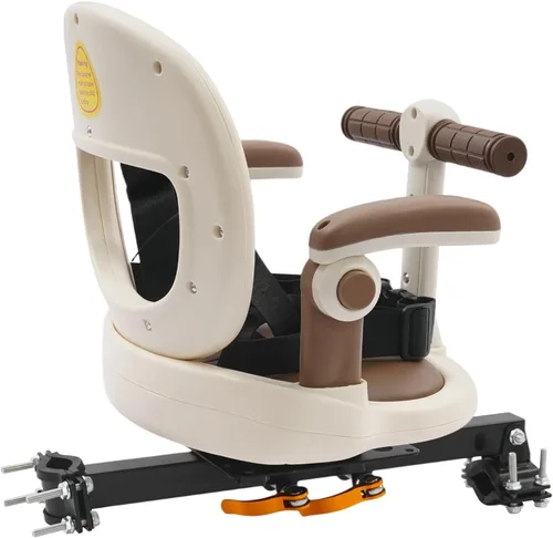 Vista 7 de Kids Bike Seat Front Mounted Toddler Bicycle Seats for Children 6 Mo.~8 Years 360° Rotatable Front Child Carrier Bike Chair Bicycle Seats for Kids