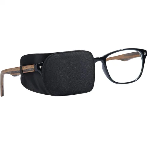 Vista 26 de Parche de ojo de seda Astropic para gafas de adultos y niños para cubrir cualquier ojo (Mediano, Violeta)