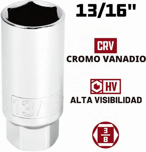 Vista 5 de Powerbuilt Juego de bujías de bujía de 5 piezas, 3/8 pulgadas, SAE