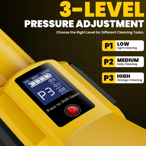 Vista 4 de Lavadora portátil inalámbrica para batería Dewalt de 20 V, 1200 PSI
