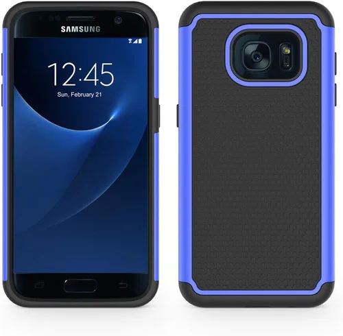 Vista 3 de Funda para Galaxy S7, a prueba de golpes, funda protectora para Samsung Galaxy S7 (5.1 pulgadas, 2016) [azul]
