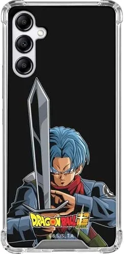 Vista 17 de Skinit Funda transparente compatible con Galaxy A14 5G, diseño oficial de Dragon Ball Super Goku